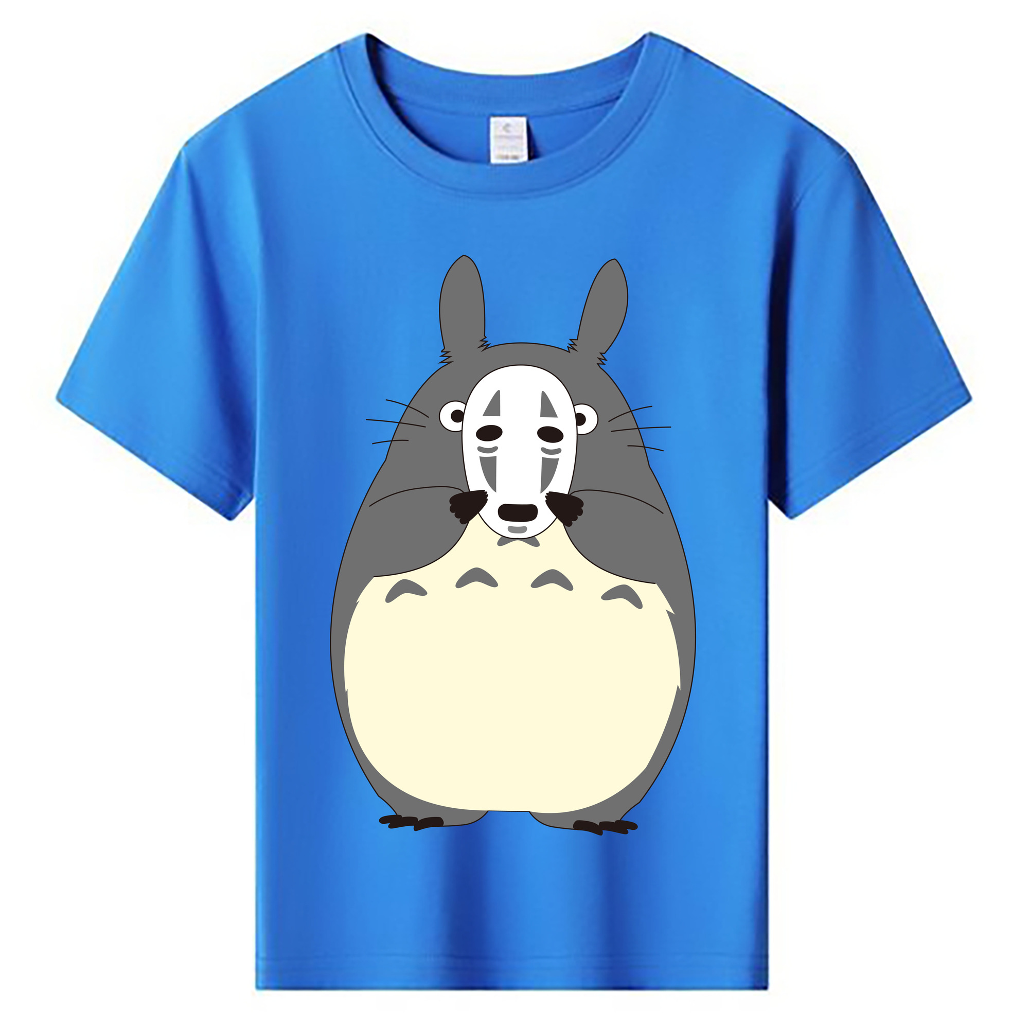 （画像用） となりのトトロ 草壁メイ 草壁サツキ My Neighbor Totoro Satsuki Kusakabe Mei Kusakabe 綿100％キッズTシャツ（フロントプリント）